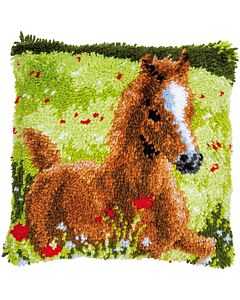 Knoopkussen pakket dartelend veulen van Vervaco pn-0178754