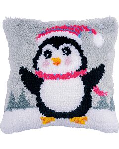 Vervaco Smyrnapakket knoopkussen Pinguïn PN-0179206 voorbedrukt