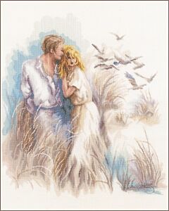 Lanarte borduurpakket "Close Harmony"  PN-0180471 op linnen  