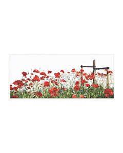 Thea Gouverneur borduurpakket Klaprozen 546 linnen