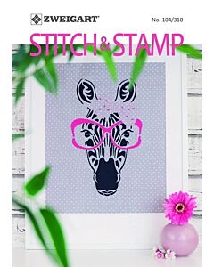 Borduurboekje stitch & stamp  no.104/310 van zweigart