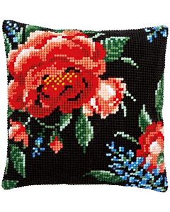 Vervaco borduurkussen Klimroos PN-0183605