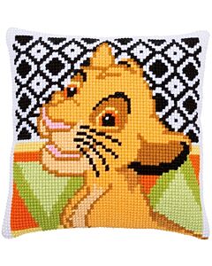 Vervaco borduurkussen Disney Simba PN-0183967 Kruissteek