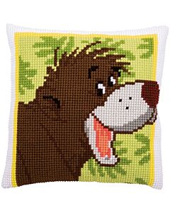 Vervaco borduurkussen Disney Baloo PN-0183984 Kruissteek