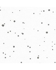 Borduurstof stern aida splash van  Zweigart  14ct  1329 wit met spetters 110 cm breed