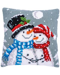 Vervaco kussenpakket Sneeuwmannen PN-0190826 om te borduren