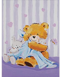 Vervaco Schilder op nummer beertje met dekentje  pn-0194389