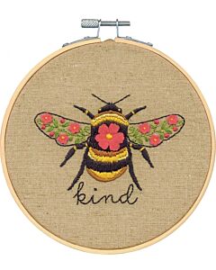 Voorbedrukt borduurpakket bij kind incl . borduurring Dimensions 72-76292