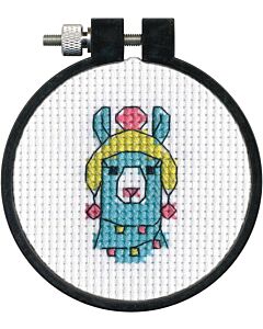 Borduurpakket lama  incl borduurring van Dimensions 72-76091