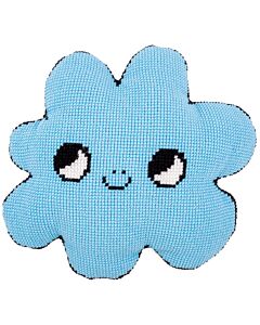 Borduurpakket kruissteekkussen Eva Mouton Wolkje met kussenrug van Vervaco pn-0196994