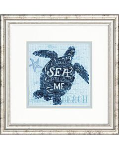 Borduurpakket zee schilpad borduren van Dimensions  70-65220