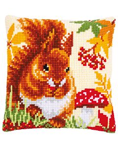 Vervaco kussenpakket Eekhoorn in de herfst PN-0197334 om te borduren