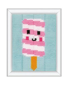 Kinder borduurpakket spansteek ijsje van Vervaco pn-0199377