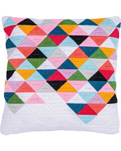 Voorbedrukte spansteekkussen driehoekjes Vervaco pn-0199401