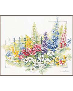 Lanarte borduurpakket Bloemen explosie PN-0199501 telpatroon