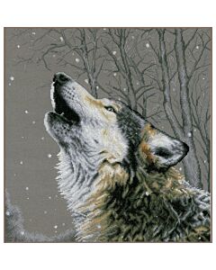 Lanarte borduurpakket Huilen in de nacht PN-0202607 is een borduurpakket van de serie Animals.