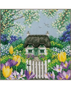 Vervaco borduurpakket Lente huis PN-0203177