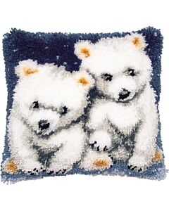 Vervaco smyrnapakket knoopkussen kleine ijsbeertjes PN-0204524 voorbedrukt