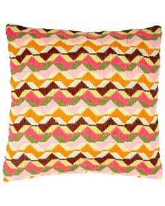 Vervaco spansteekkussenpakket geometrische retro PN-0204842 telpatroon