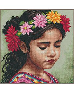 Lanarte borduurpakket mijn dahlia hoofband PN-0206850 telpatroon is een borduurpakket van de serie Culture.