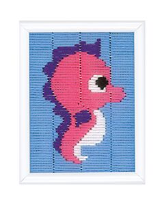 Vervaco kinder borduurpakket zeepaardje PN-0207527 voorbedrukt