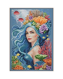 Lanarte borduurpakket 'Beauty of the sea' PN-0211108 evenweave telpatroon