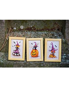Vervaco borduurpakket 3st. halloween PN-212820 telpatroon