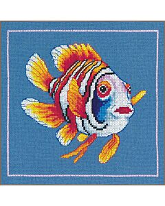 Lanarte borduurpakket vrolijke nemo vis PN-0215380 evenweave telpatroon