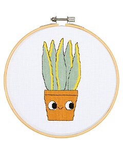 Vervaco borduurpakket Senseveria PN-0215394 incl. borduurring van Eva Mouton (telpatroon)