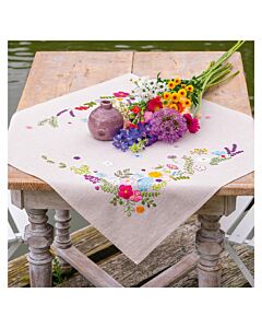 Vervaco borduurpakket tafelkleed 'Vrolijke lente' PN-0216907 voorbedrukt