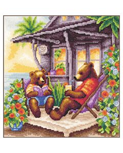 Lanarte borduurpakket beer-tastische vakantie PN-0217602 aida telpatroon