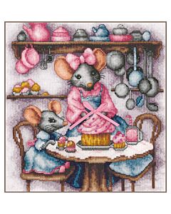 Lanarte borduurpakket katten genieten van de nacht PN-0217597 aida telpatroon