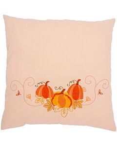 Vervaco borduurkussenpakket herfstpompoenen PN-0222385 voorbedrukt