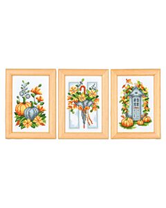 Vervaco borduurpakket 3st. herfst PN-0227555 telpatroon