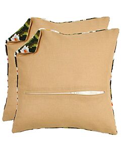 Vervaco kussenrug met rits crème set van 2 45x45cm