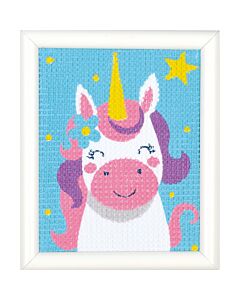 Vervaco kinder borduurpakket draakje PN-0155315 voorbedrukt met spansteek