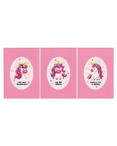 Vervaco wenskaarten lavendel 3st. borduren PN-0205047 telpatroon