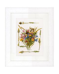 Borduurpakket Veldboeket - Field Bouquet marjolein Bastin van lanarte