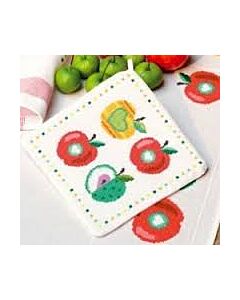 Pannenlap kleurige appels om te borduren pn 0150536