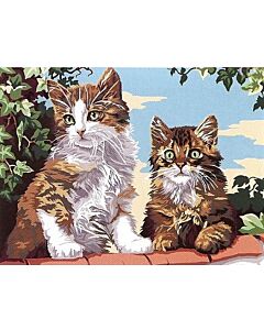 poezen op de muur  om te borduren seg de paris 926.199