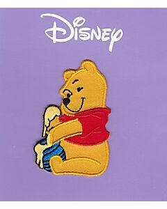 Winnie de Poeh met honingpot applicatie van Disney.