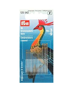 Prym crewelnaalden No.3-9