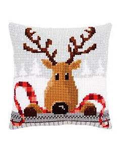 Vervaco borduurpakket rendier met sjaal 1 pn-0148051 kruissteekkussens voorbedrukt