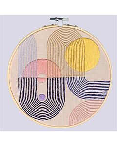 Restyle borduurpakket abstracte art vrij borduren