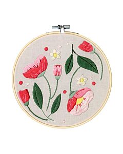 Restyle borduurpakket bloemen vrij borduren