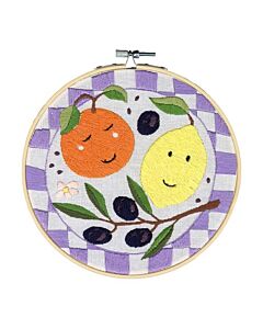 Restyle borduurpakket zomer citrus vrij borduren