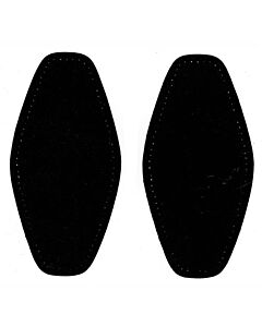 Restyle elleboogstukken kl.000 zwart opstrijkbaar suedine