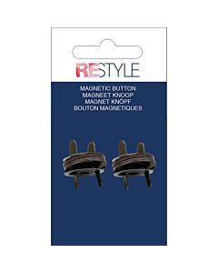 Restyle magneet knopen in 19mm roest brons