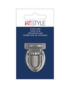 Restyle tuck lock tassensluiting zilver kleur