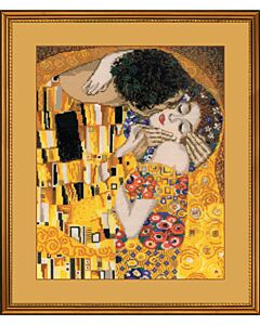 Borduurpakket The Kiss, Klimt van riolis 1170 met telpatroon
